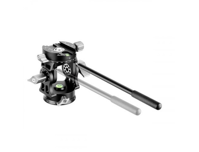 Leofoto VH-30R two-way head with handle and dual panorama