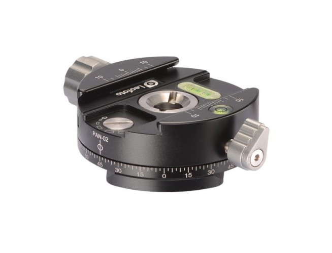Leofoto PAN-02 Panning clamp + QP70 plate + Bag