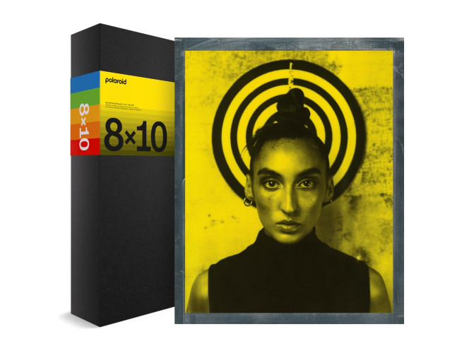 Polaroid Duochrome Film For 8x10 - Black & Yellow Edition