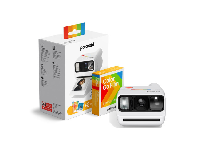 Polaroid Go Gen 3 White + Color Film Bundle (8 Photos)