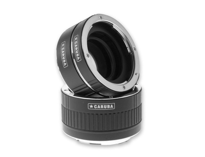 Caruba Tussenringen set voor Nikon Chroom (versie II)
