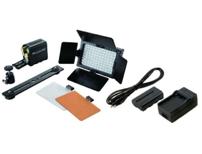 Falcon Eyes LED Lamp Set Dimbaar DV-96V-K2 incl. Accu