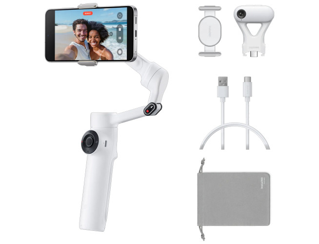 Insta360 Flow 2 AI Tracker Bundle / Summit White