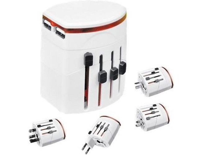 Fitseasy Universal Traveladapter +2x USB