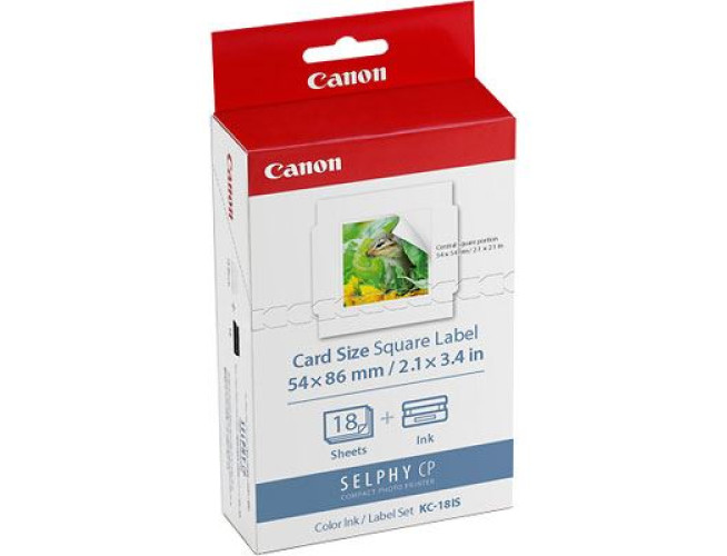 Canon KC-18IF 54x86mm Stickers 18 Sheet 