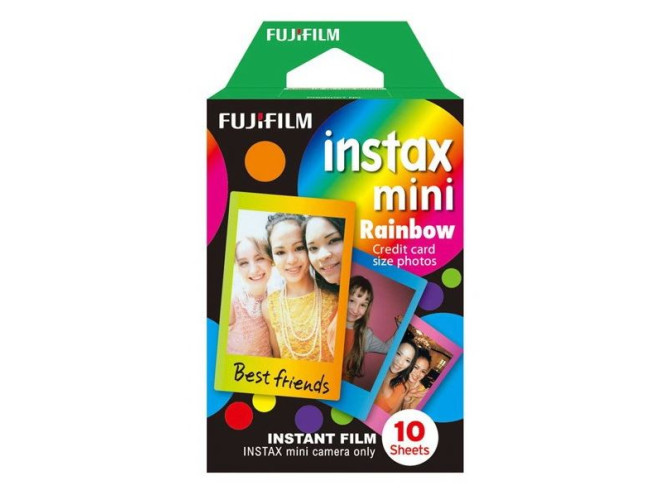 Fujifilm Instax Mini Colorfilm Rainbow Enkelpak