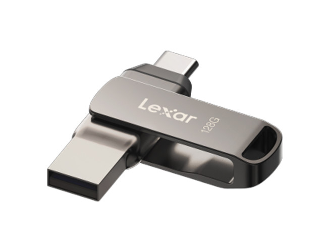 Lexar JumpDrive D400 OTG 128GB Dual Type C And Type A USB
