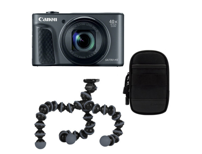 Canon Powershot SX740 HS Lite Edition Black Travel kit