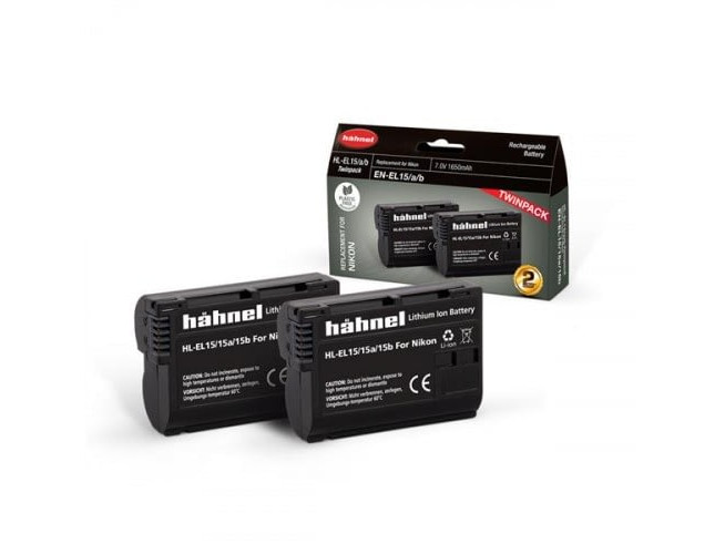 Hahnel HL-EL15HP Nikon Type Twinpack