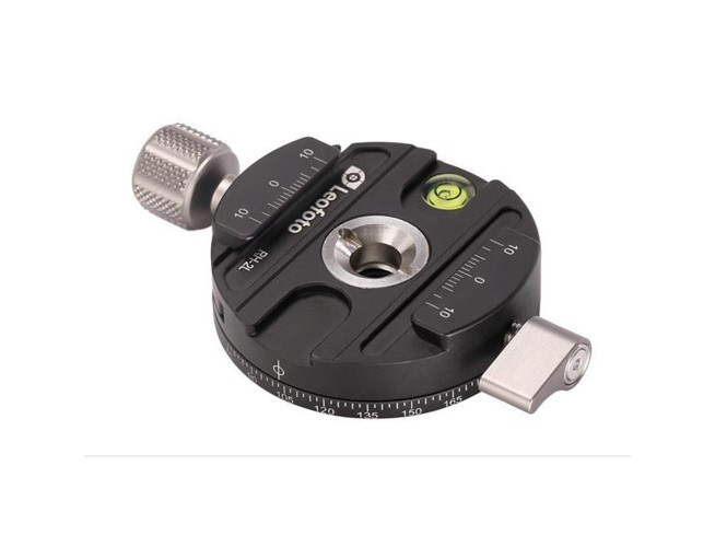 Leofoto Panning Clamp RH-2L + Release Plate QP-70