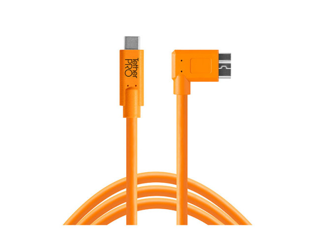 Tether Tools TetherPro USB-C - 3.0 Micro-B Rechts (4,6m oranje) - OUTLET