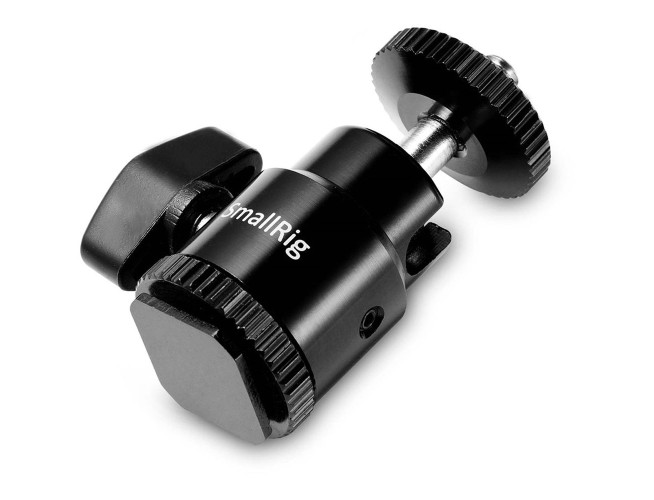 SmallRig 761 1/4"" Camera Hot shoe mount w/ add. 1/4"" screw