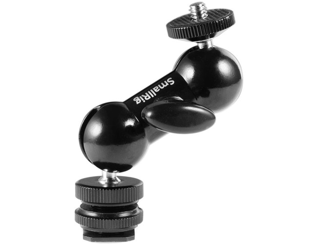 SmallRig 1135 Cool V1 Multi func. Dbl BallHead w/ Shoe Mnt
