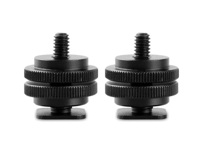 SmallRig 1631 Cold Shoe Adap. w/ 3/8 to 1/4 Thread(2pcs)