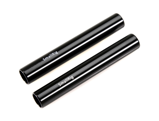 SmallRig 1049 Aluminum Alloy Pair of 15mm Rods (M12 4inch)