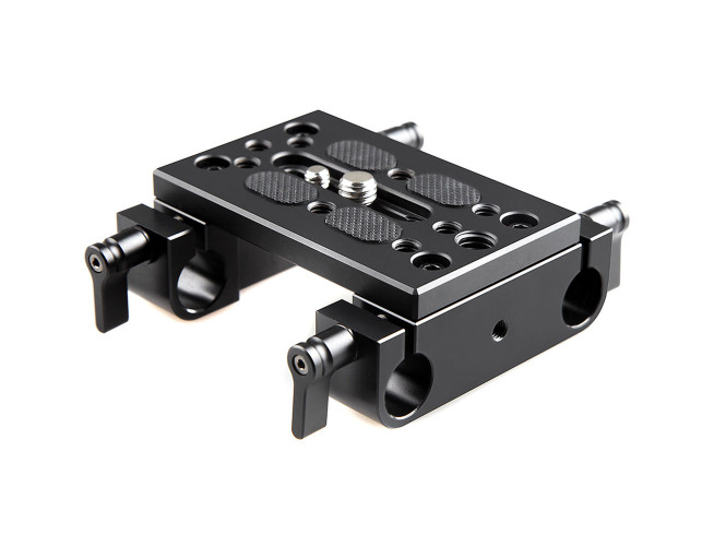 SmallRig 1775 Mounting Plate with 15mm Rod Clamps
