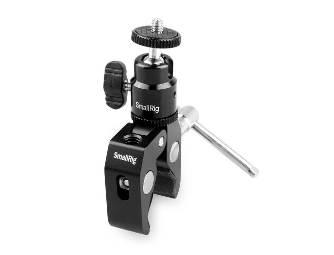 SmallRig 1124 Clamp Mount V1 w/ Ball Head Mount + CoolClamp