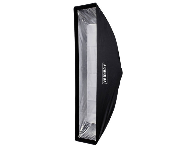 Caruba Quick Assembly Matte Zilver Strip Softbox 30x140 cm