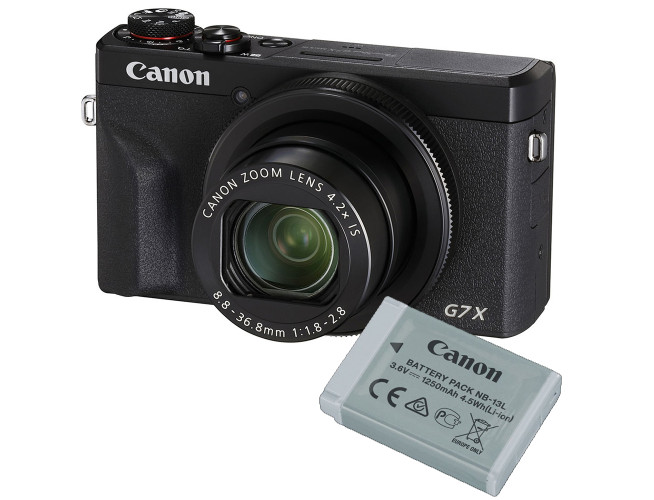Canon PowerShot G7X Mark III Zwart Battery kit