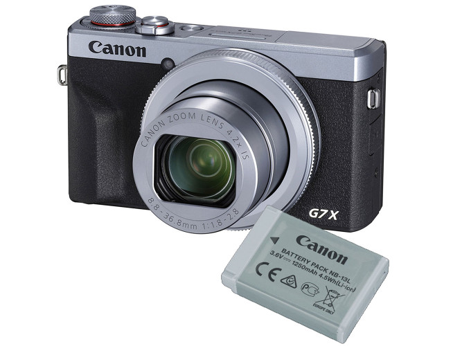 Canon PowerShot G7X Mark III Zilver Battery kit