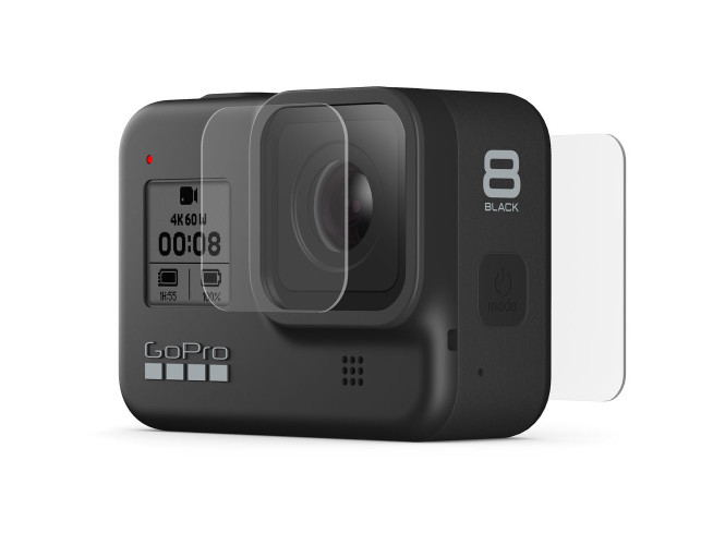 GoPro Tempered Glass Lens + Screen Protectors voor Hero 8