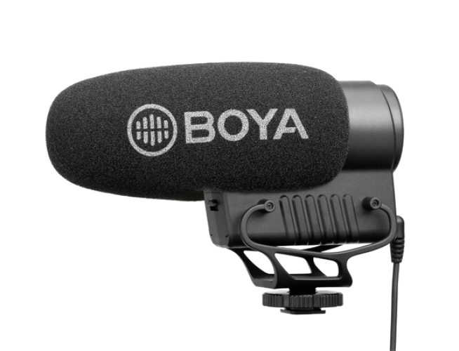 Boya BY-BM3051S Mono/Stereo switchable shotgun microfoon