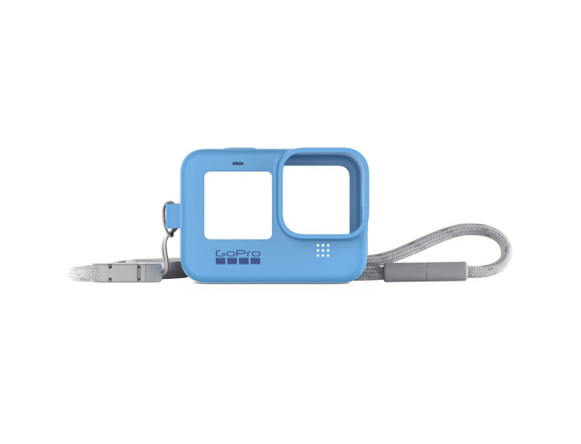 GoPro Sleeve + Lanyard voor Hero 9, 10 en 11 - Blue