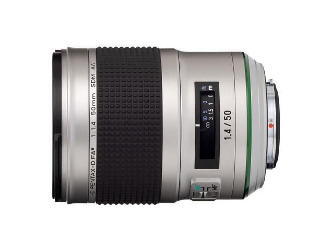 Pentax HD D-FA 50mm f/1.4 SDM AW Silver