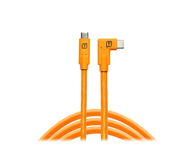 Tether Tools TetherPro USB-C to USB-C Right Angle - Orange