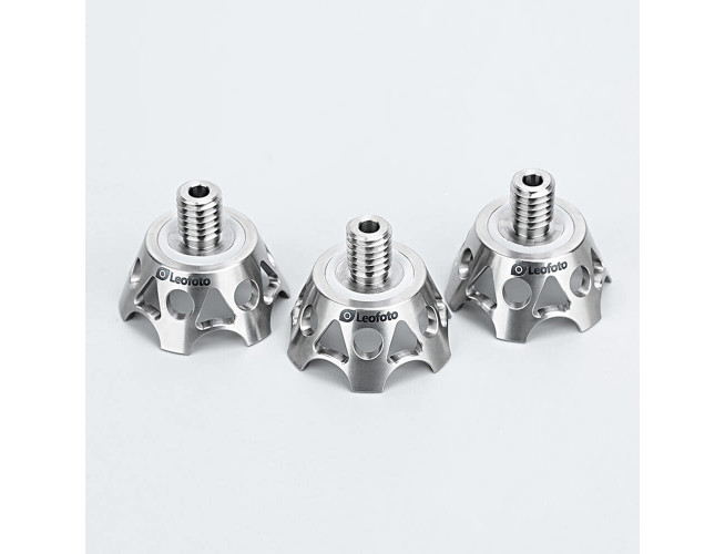 Leofoto TF-02 Titanium klauw voetjes 3 stuks