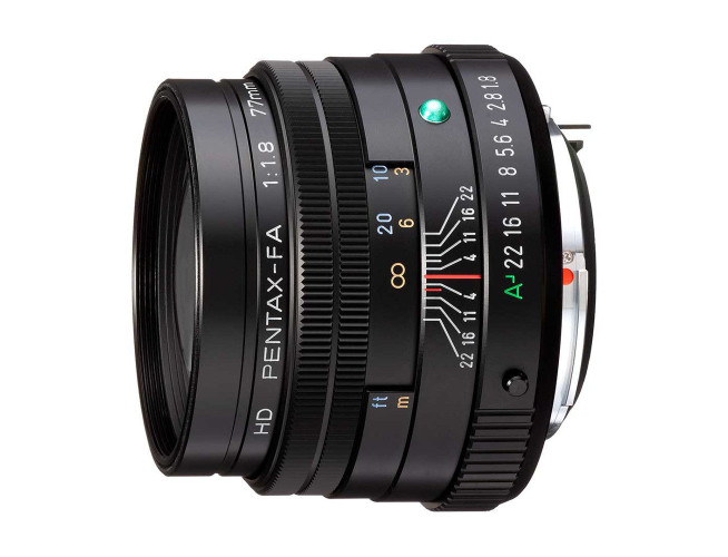 Pentax HD FA 77mm f/1.8 Limited Zwart
