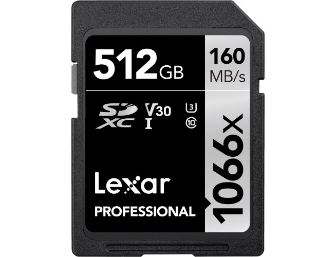 Lexar SDXC Professional UHS-I 1066X 512GB