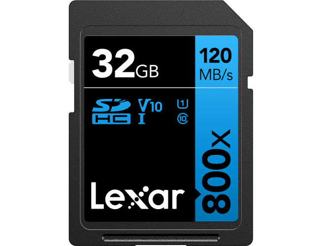Lexar SDXC Blue Series UHS-I 800X 32GB