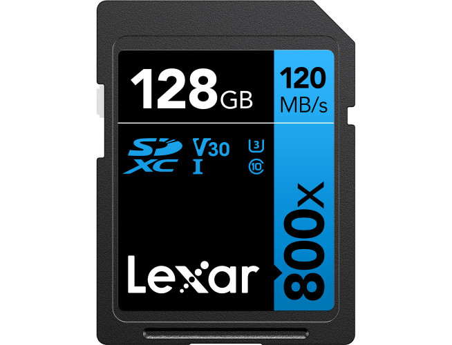 Lexar SDXC Blue Series UHS-I 800X 128GB