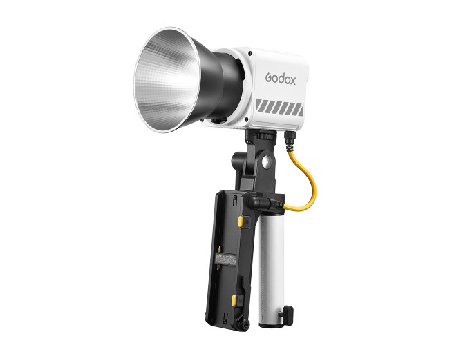 Godox ML60II BI Portable LED Light with AK-B01 Holding Handle and Battery Support Kit