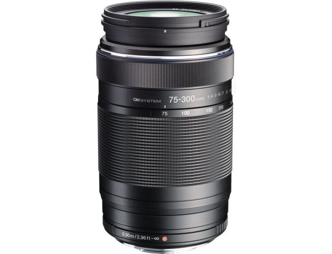 OM System M.Zuiko Digital ED 75-300mm f/4.8-6.7 II - Zwart