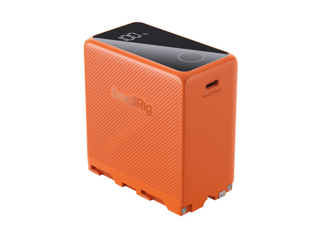 SmallRig 4576 NP-F970 USB-C Rechargeable Camera Battery Oranje
