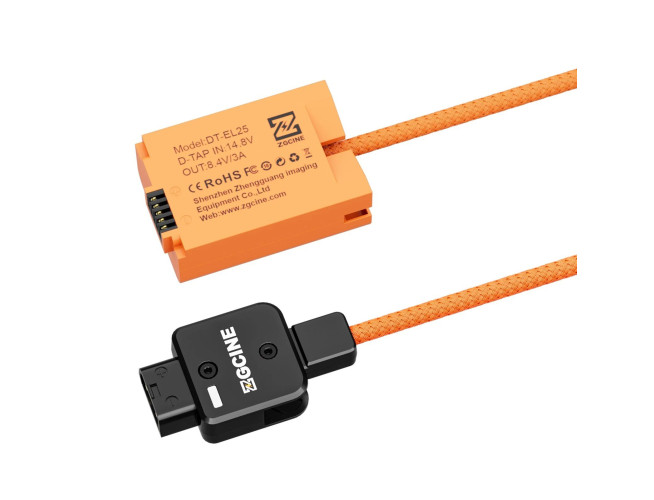 ZGCINE D-Tap To EN-EL25 Dummy Battery Cable
