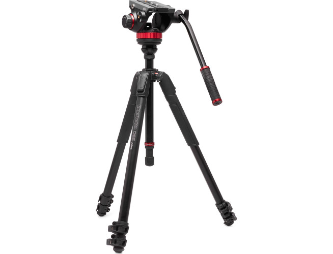 Manfrotto 502 Head & 055 Aluminium 3 Sec Video