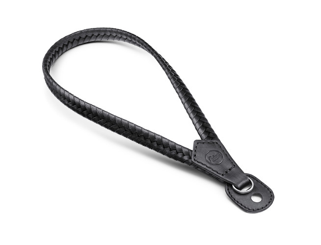 Leica Wrist Strap leather braided, black