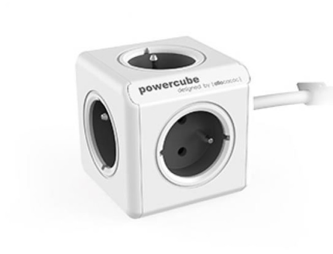 Allocacoc PowerCube Extended Grijs 1,5 Meter (FR)