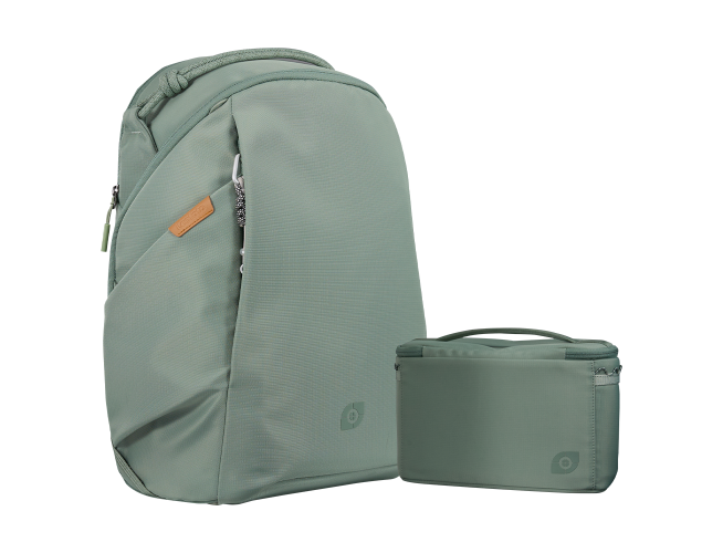 Leofoto Dailylite Series Backpack 23l Green + Cube
