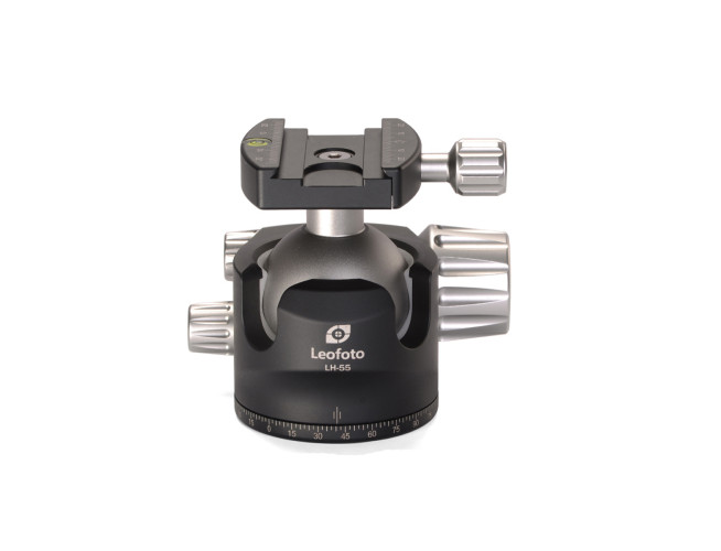 Leofoto Ballhead LH-55 + Release Plate QP-70