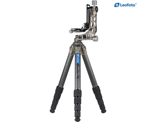 Leofoto LS-365C Ranger tripod w/ PG-1 schommelkop in camo