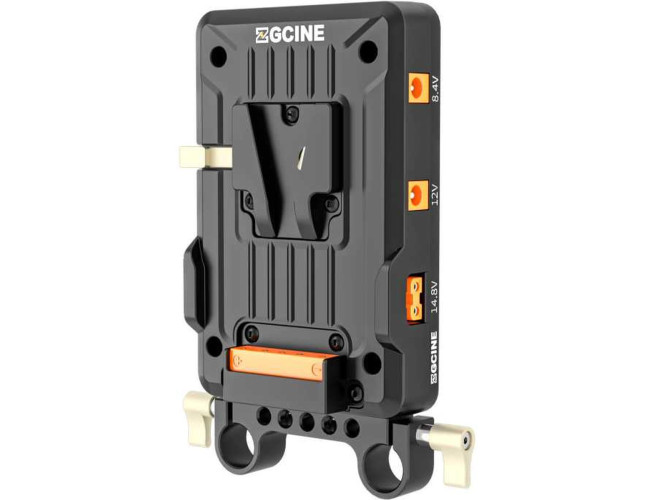 ZGCINE V-Mount Plate On 15mm Rod Mount (VM-VP1-K1)