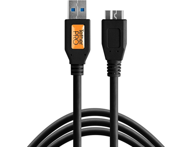 TetherTools TetherPro USB 3.0 To Micro-B 15' (4.6m) Black