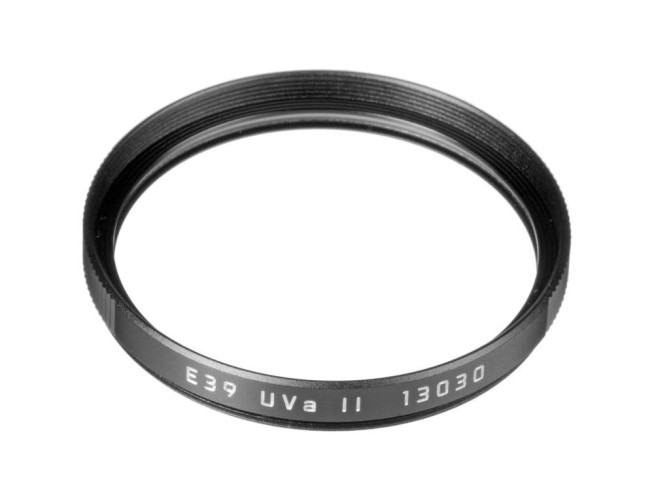 Leica UVa II E39 Filter - Zwart