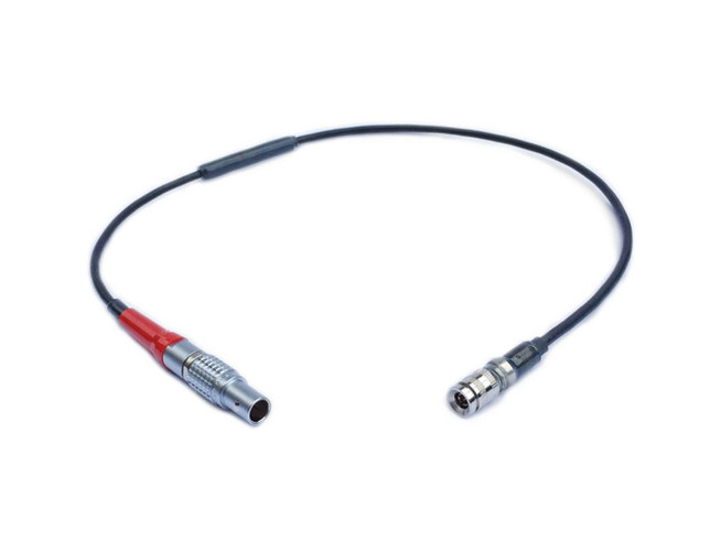 Atomos 5-Pin LEMO to DIN Timecode Output Cable for UltraSync ONE - Rood