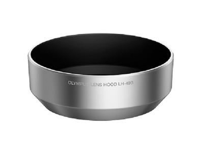 Olympus LH-49B Zonnekap Zilver voor 25/1.8