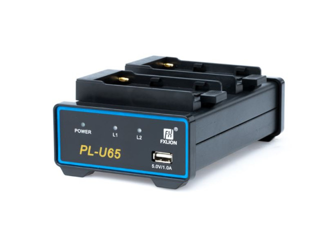 FXLion PLU-65 DV Duo Charger DV/Sony BPU Battery